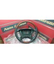 Volante para Mercedes SL carroceria W230 de la primera serie, en madera de nogal y piel